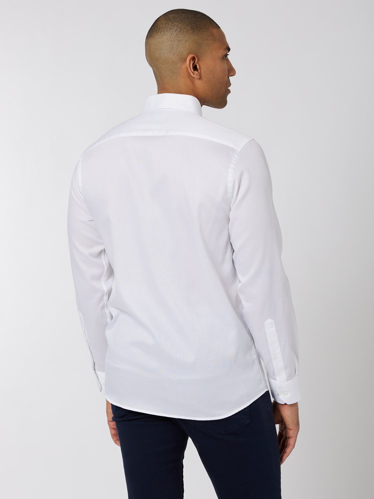 Peretti skjorte - slim fit 7501308_O68-JEANPAUL-W22-Modell-Back_2628_Peretti skjorte - slim fit O68 7502248.jpg_