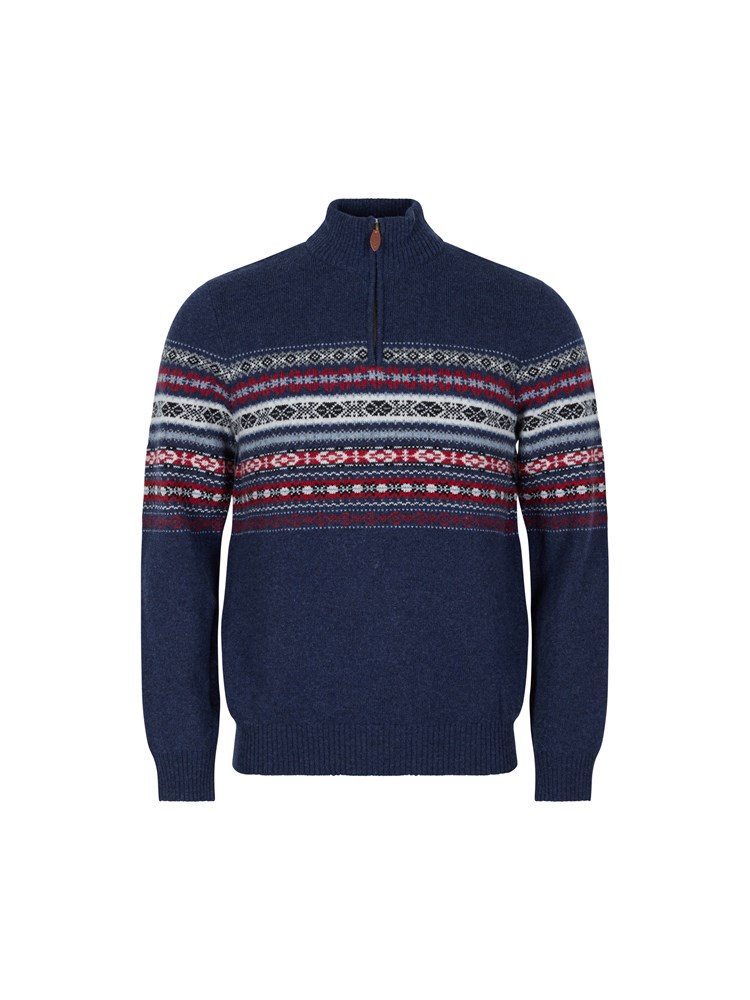 Clifton zip genser 7501675_C29-REDFORD-W22-Front_Clifton zip genser.jpg_Front||Front