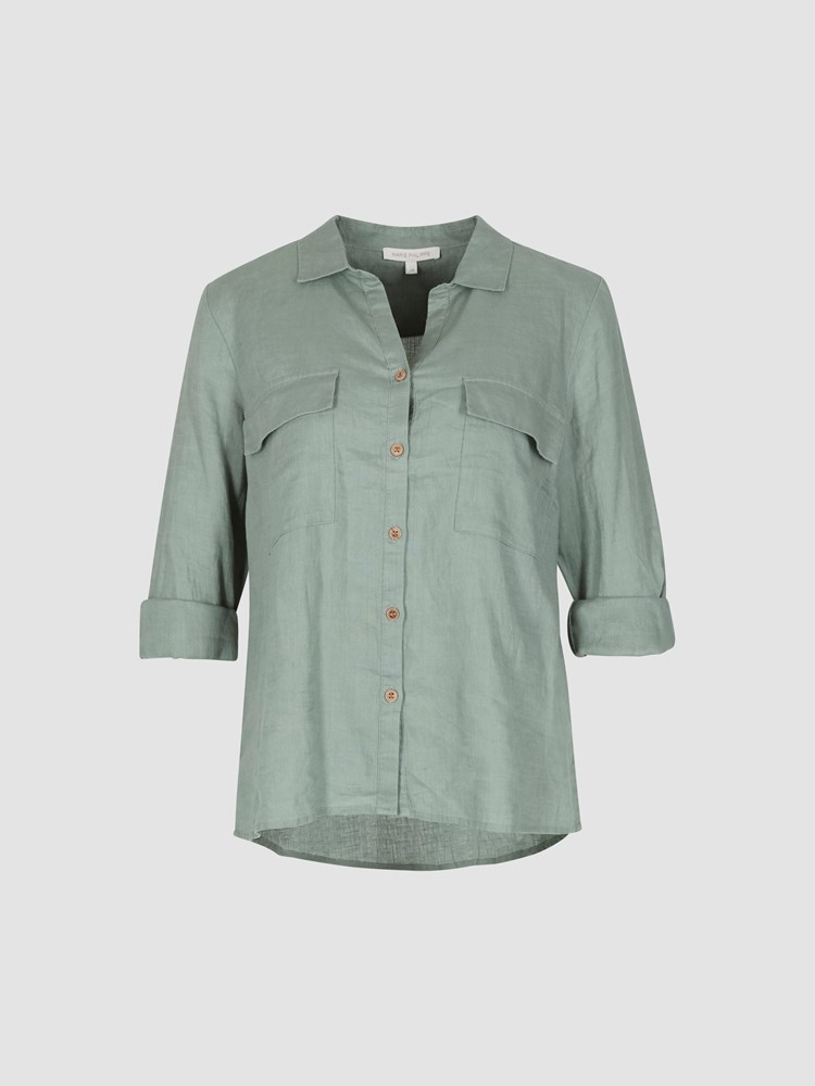 Meghan linskjorte 7501774_GLS-MARIEPHILIPPE-S23-Front_6531_Meghan linskjorte GLS 7501774.jpg_Front||Front