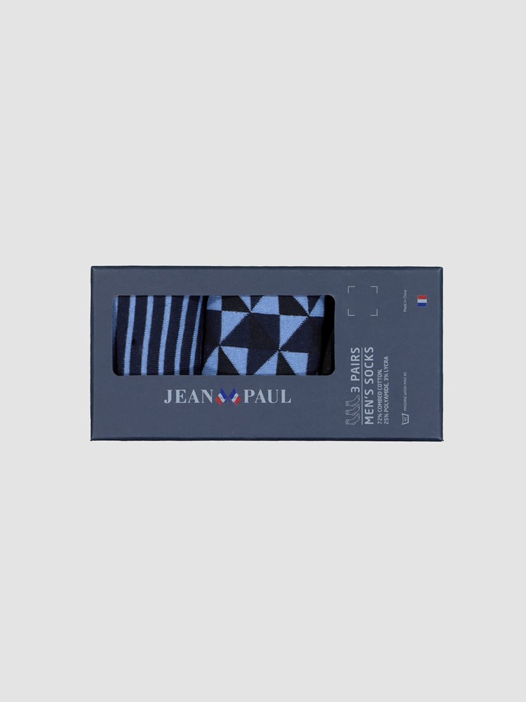 Julian 3 pk sokker 7501903_EM6-JEANPAUL-W22-Front_3660_Julian 3 pk sokker EM6.jpg_Front||Front