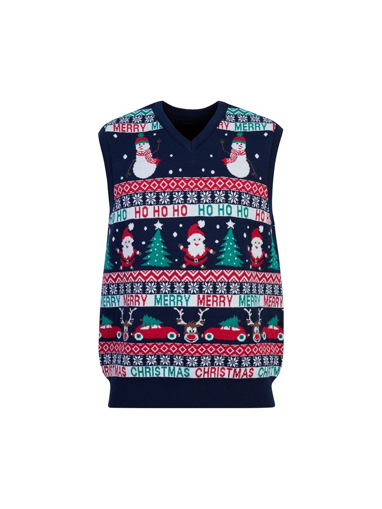 X-mas vest 7502144_EMU-REDFORD-W22-Front_6076_X-mas vest.jpg_Front||Front