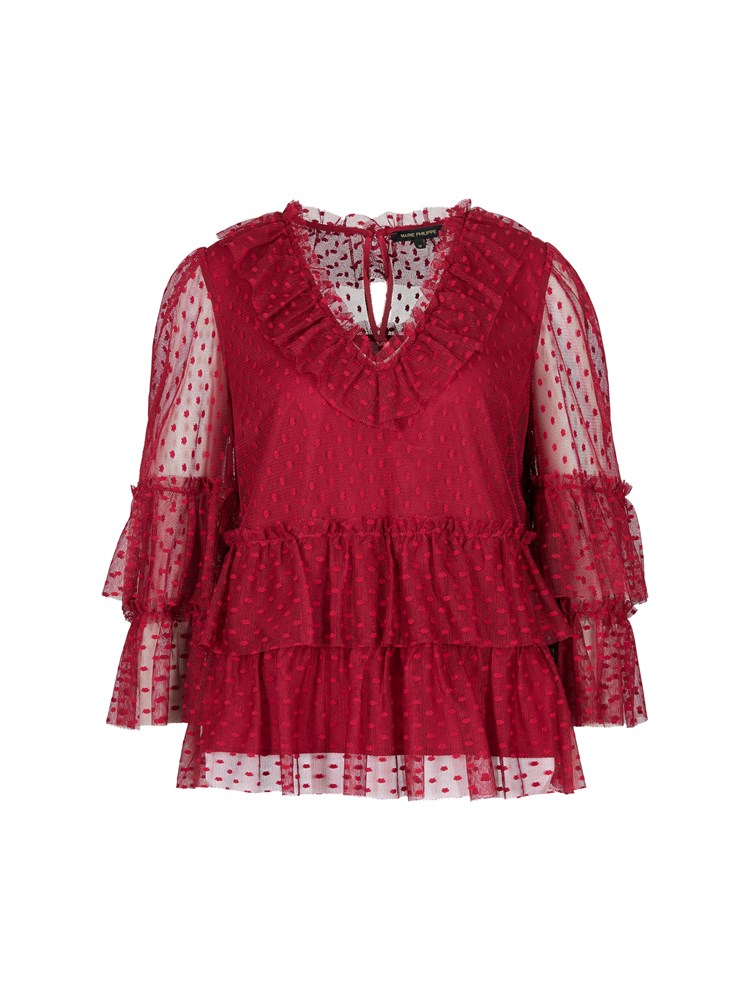 Anneli topp 7502220_K5L-MARIEPHILIPPE-W22-Front_8880_Anneli topp_Anneli topp K5L 7502220.jpg_Front||Front