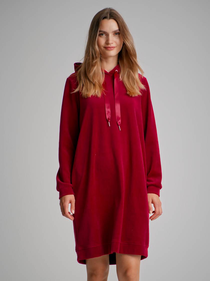 Alda velour kjole K5L