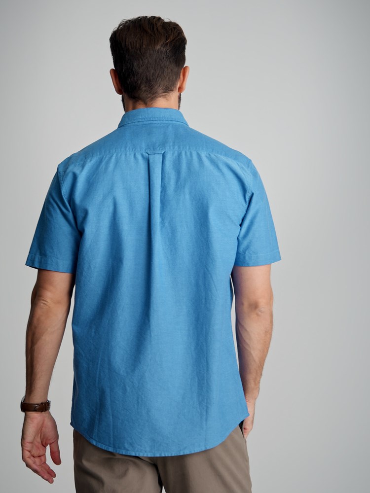 Somerset korterm oxfordskjorte 7502713_EGZ-REDFORD-S23-Modell-Back.jpg_Back
