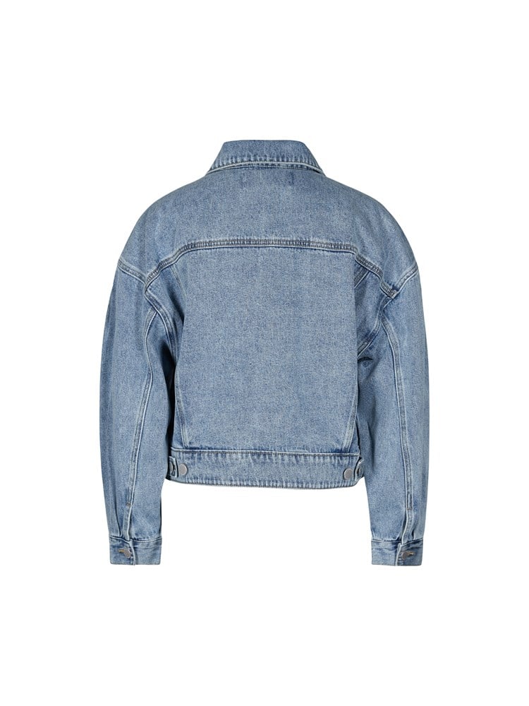 Aiko denimjakke 7502732_DAB-DONNA-S23-Back_7074_Aiko denimjakke DAB_Aiko denimjakke DAB 7502732.jpg_Back||Back