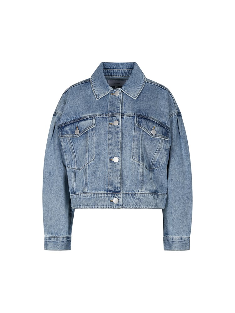 Aiko denimjakke 7502732_DAB-DONNA-S23-Front_7156_Aiko denimjakke DAB_Aiko denimjakke DAB 7502732.jpg_Front||Front