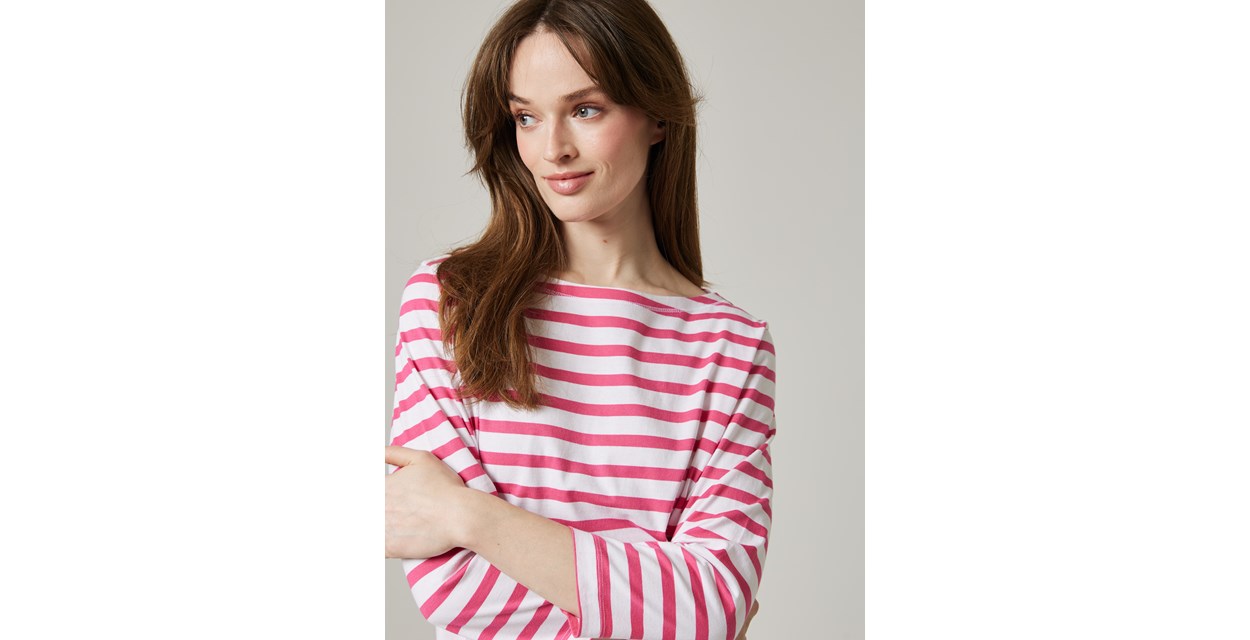 Rosa Shadow Stripe Skjorte - Light Pink main image 1