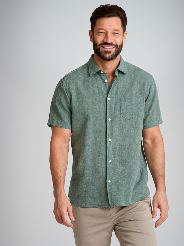 Elia linmiks skjorte 7503055_GLE-REDFORD-H23-Modell-Front_chn=match_1439.jpg_Front||Front