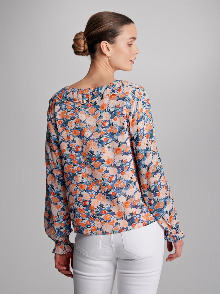 Iben bluse 7503373_MKX-MARIEPHILIPPE-S23-Modell-Back_chn=match_3344_Iben bluse MKX 7503373.jpg_Back||Back