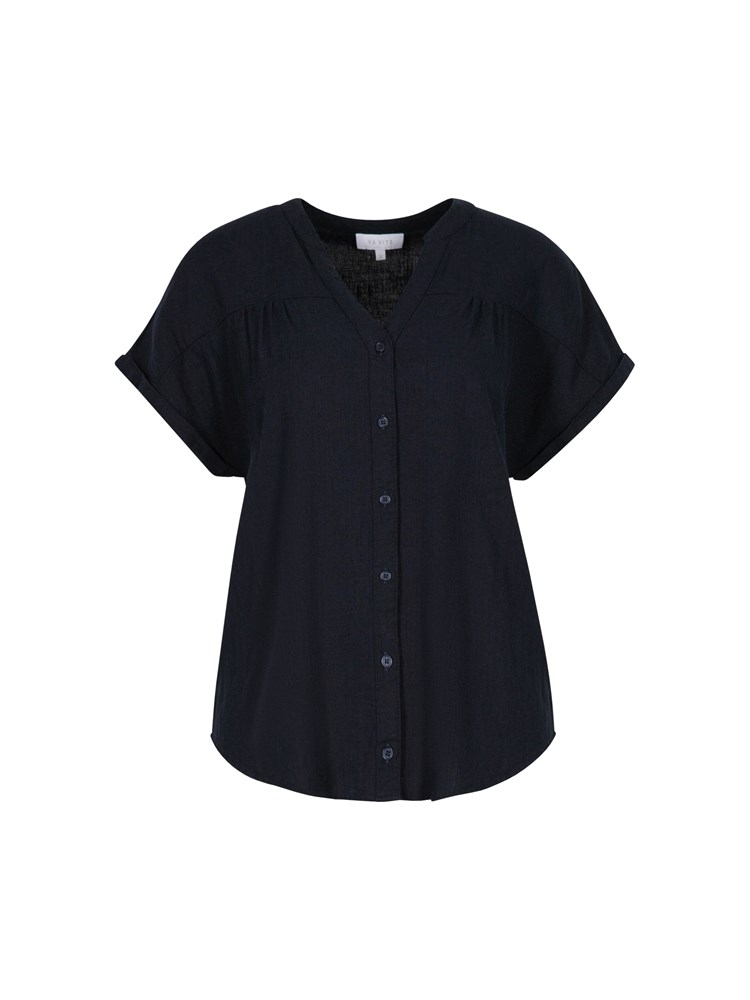 Louise bluse 7503777_EM1-VAVITE-H23-Front_8583_Louise bluse_Louise bluse EM1 7503777.jpg_Front||Front