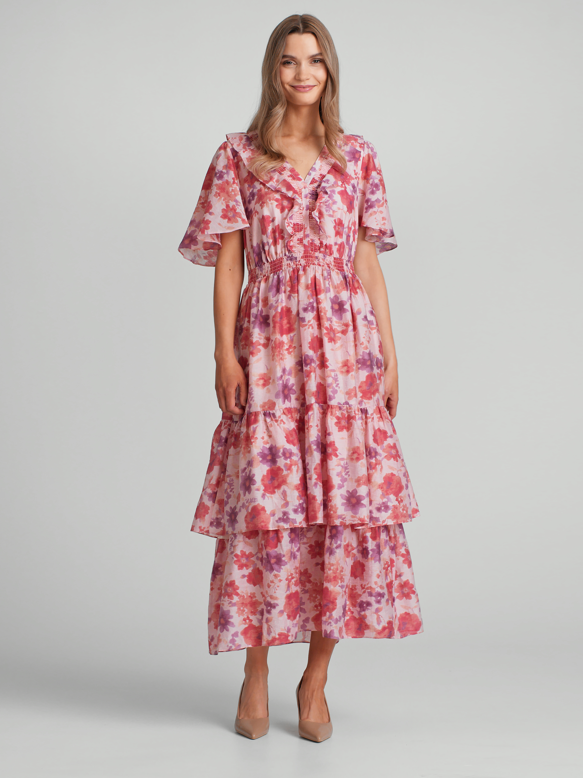 Elena maxikjole 7503788_R32-MARIEPHILIPPE-H23-Modell-Front_chn=match_9000_Elena maxikjole R32 7503788.jpg_Front||Front