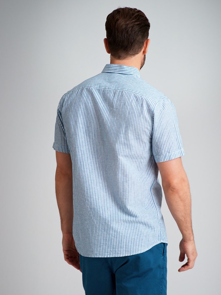Elia stripete linmiks skjorte 7503858_EDW-REDFORD-H23-Modell-Back_chn=match_601.jpg_Back||Back