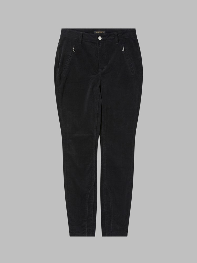 Paris zip cordbukse 7504024_EM6-MARIEPHILIPPE-A23-Front_5824_Paris zip cordbukse_Paris zip cordbukse EM6_Paris zip cordbukse EM6 7504024.jpg_Front||Front