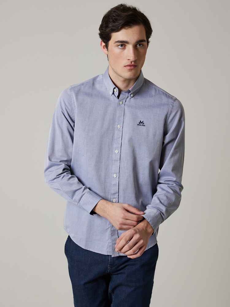 Carl skjorte - Regular fit 7504410_EGG-JEANPAUL-A23-Modell-Front_9905_Carl skjorte - Regular fit EGG.jpg_Front||Front