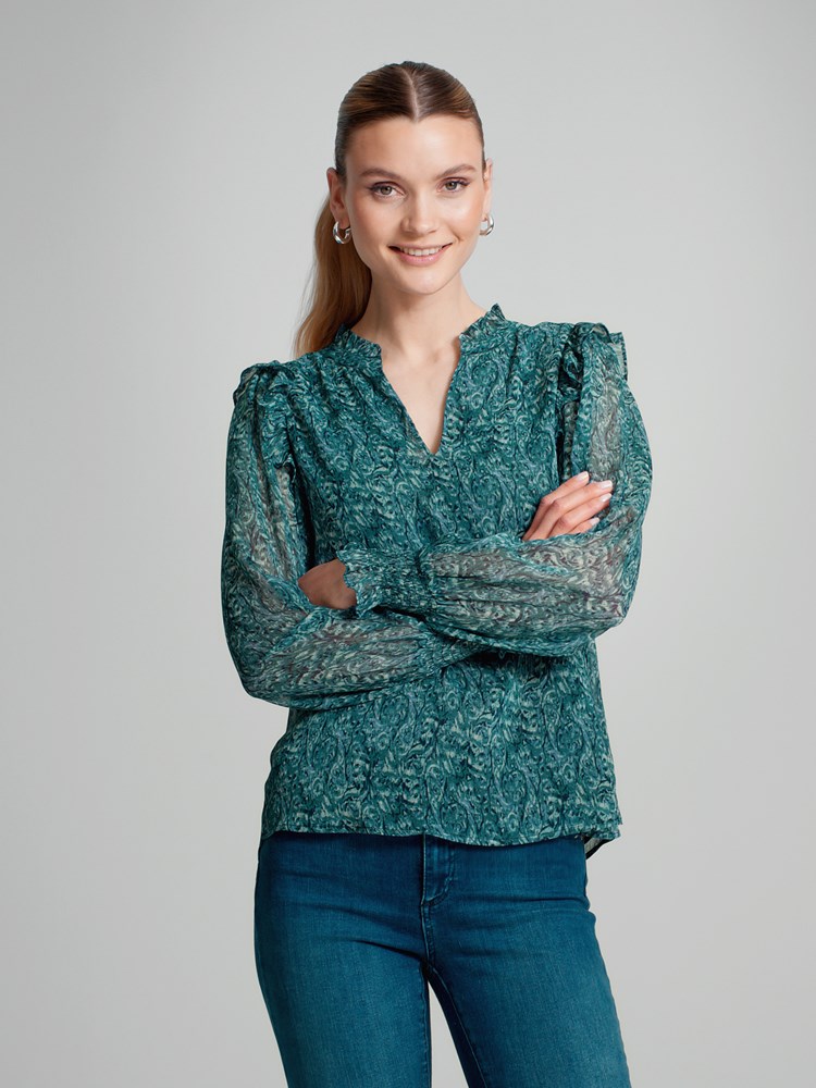 Mina bluse 7504413_EBF-VAVITE-A23-Modell-Front_chn=match_5805_Mina bluse EBF_Mina bluse EBF 7504413.jpg_Front||Front