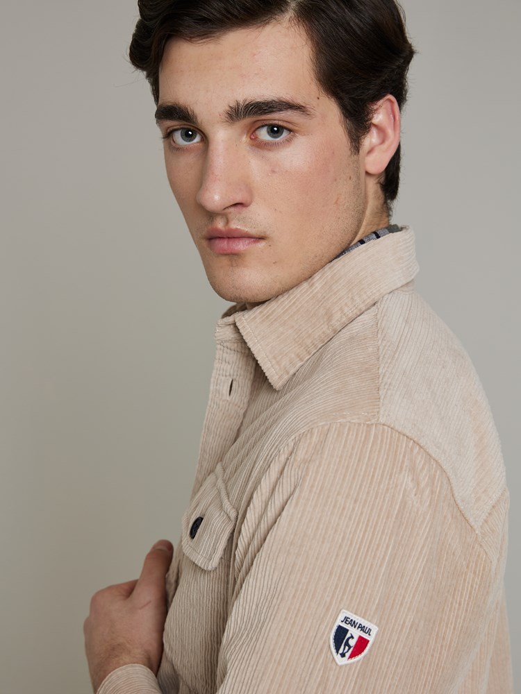 Aron cord skjortejakke 7504544_I4C-JEANPAUL-A23-Modell-Front_9960_Aron cord skjortejakke I4C.jpg_Front||Front