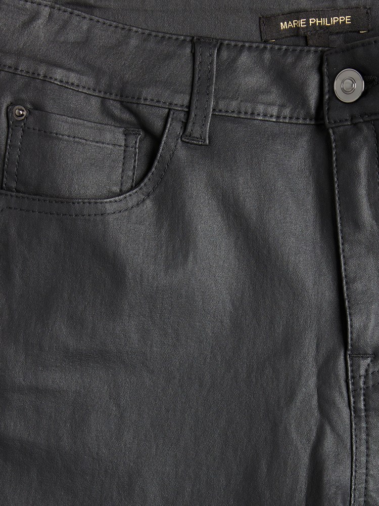 Penelope coated bukse 7504968_CAB-MARIEPHILIPPE-A23-Front_736_Penelope coated bukse CAB_Penelope coated bukse CAB 7504968.jpg_Front||Front