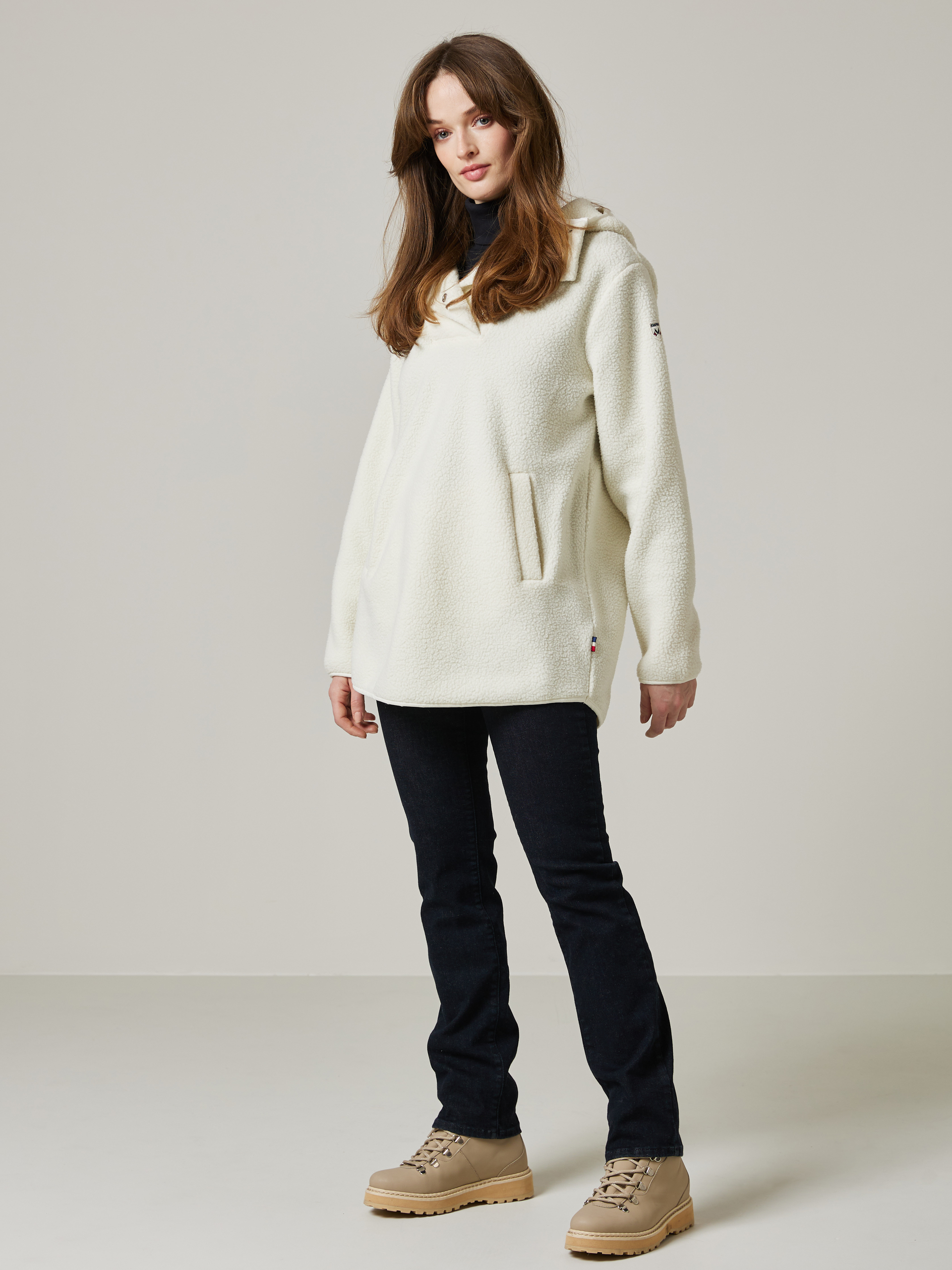 Lorraine fleecegenser Marshmallow | MATCH nettbutikk