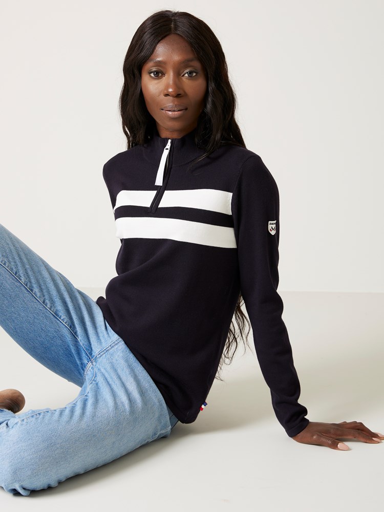 Winter zip genser 7505103_EM6-JEANPAUL-W23-Modell-Front_6931_Winter zip genser EM6_Winter zip genser EM6 7505103.jpg_Front||Front