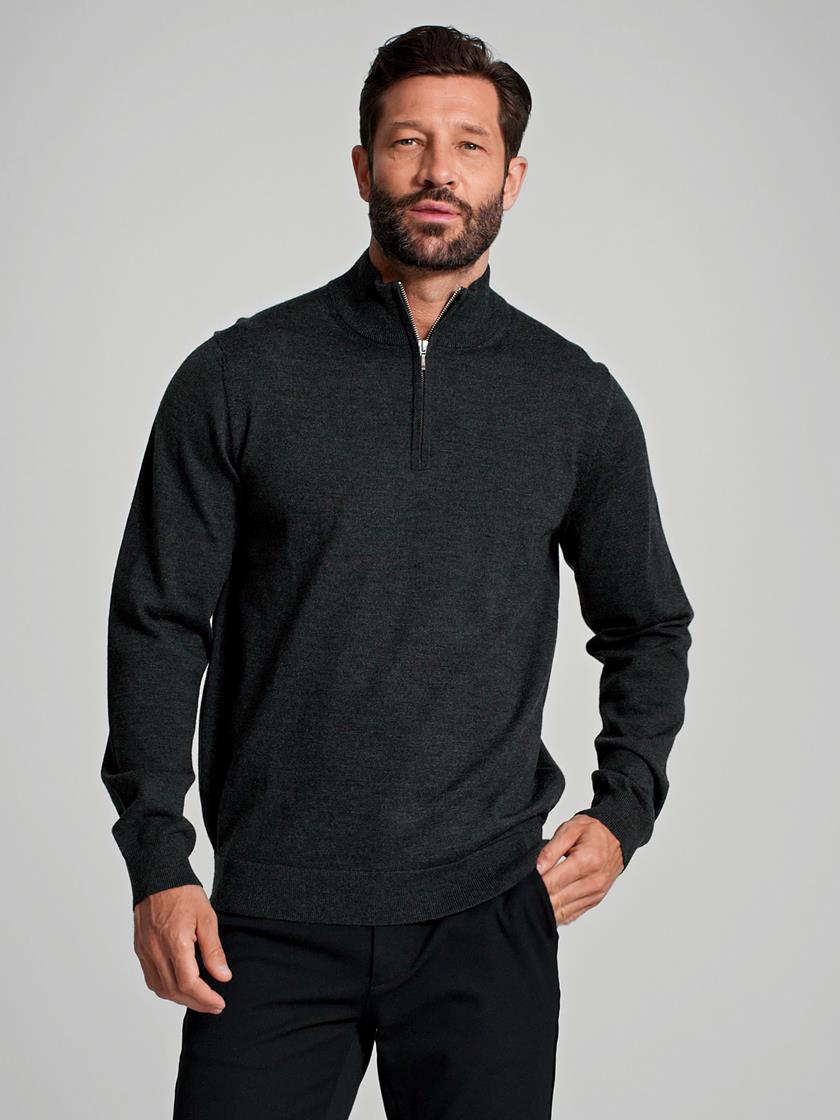 Berto merino zip genser GPJ