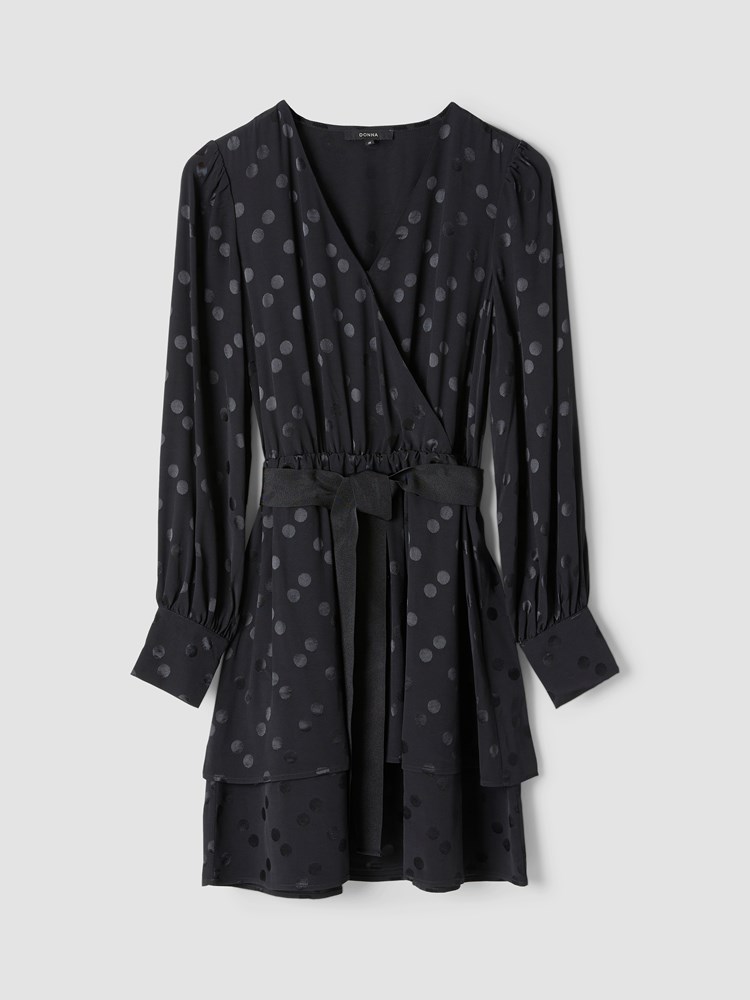 Dotty kjole 7505482_CAB-DONNA-W23-Front_5542_Dotty kjole CAB 7505482.jpg_Front