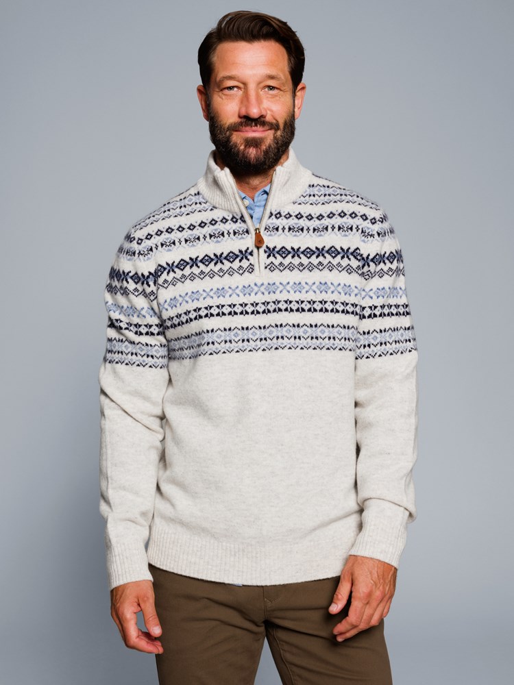 Douglas zip genser 7505521_I2X-REDFORD-W23-Modell-Front_chn=match_9575.jpg_Front||Front