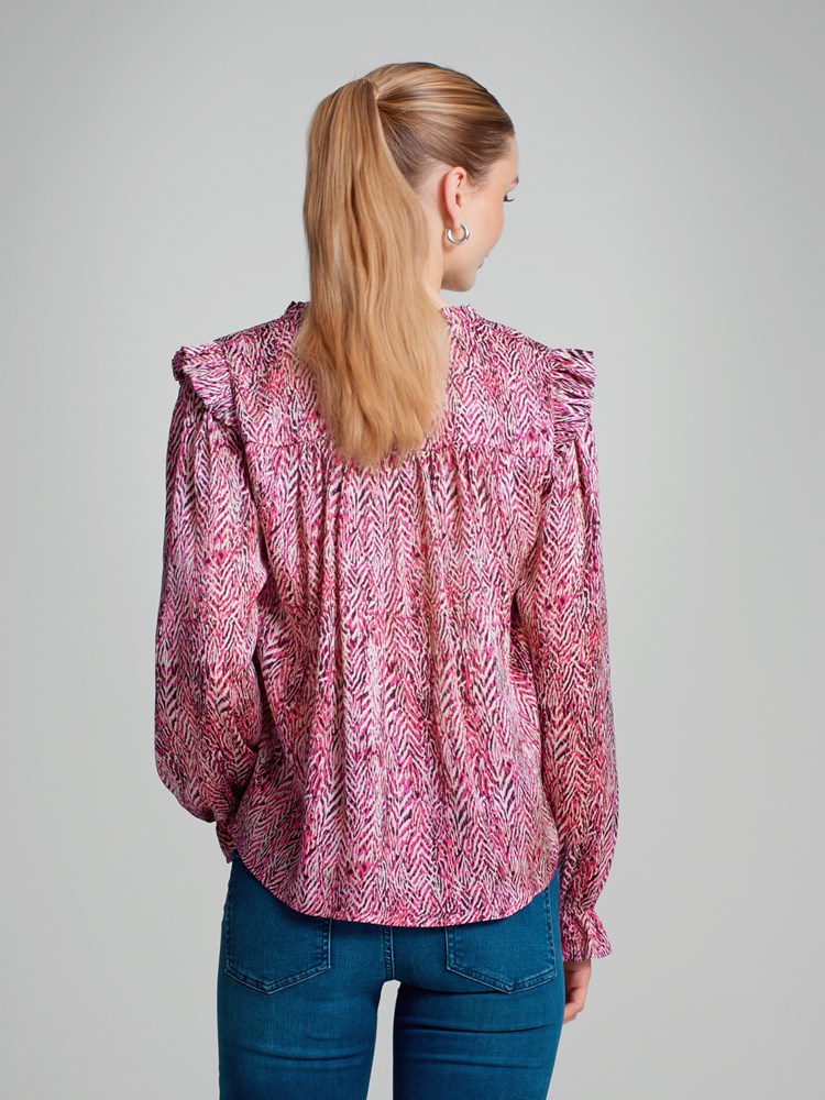 Mila bluse 7505544_MWH-VAVITE-A23-Modell-Back_chn=match_5414_Mila bluse MWH_Mila bluse MWH 7505544.jpg_Back||Back