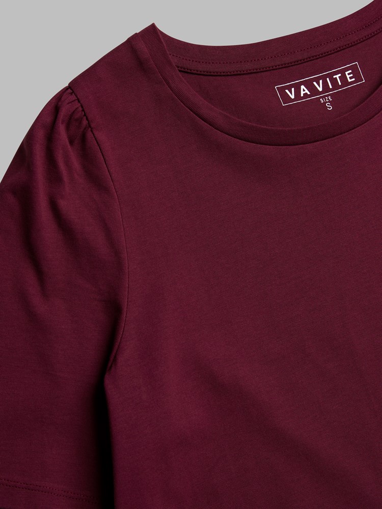 Olivia pufferm t-skjorte 7505561_MWH-VAVITE-A23-Front_2945_Olivia pufferm t-skjorte.jpg_Front||Front