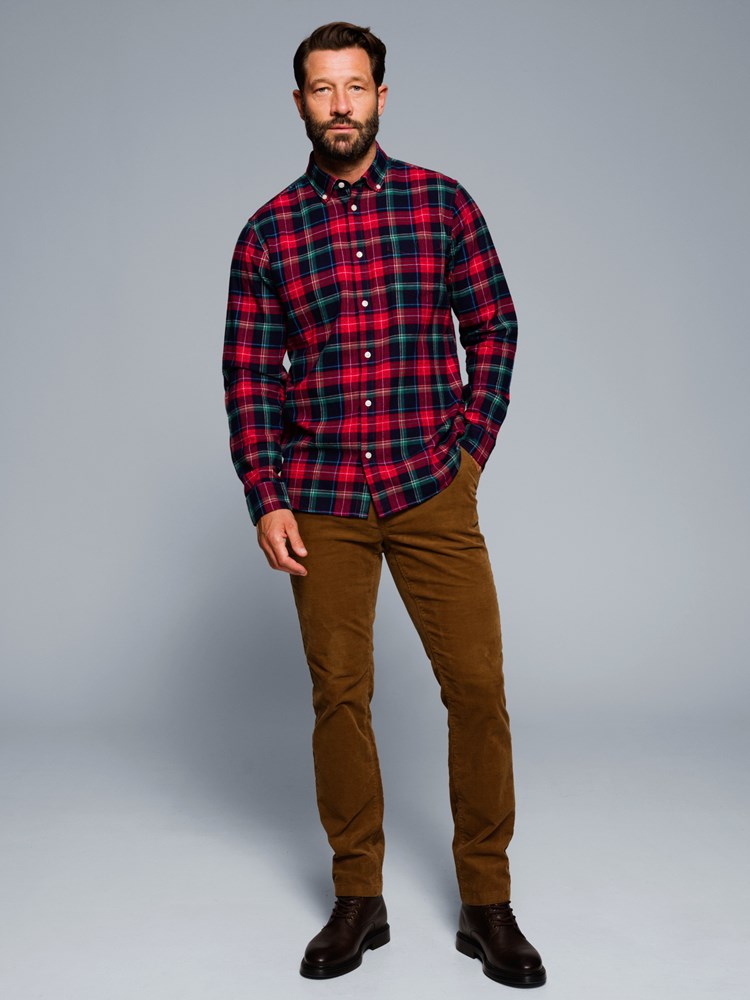 Lumber skjorte 7505878_K5N-REDFORD-W23-Modell-Front_chn=match_4575_Lumber skjorte K5N 7505878.jpg_Front||Front