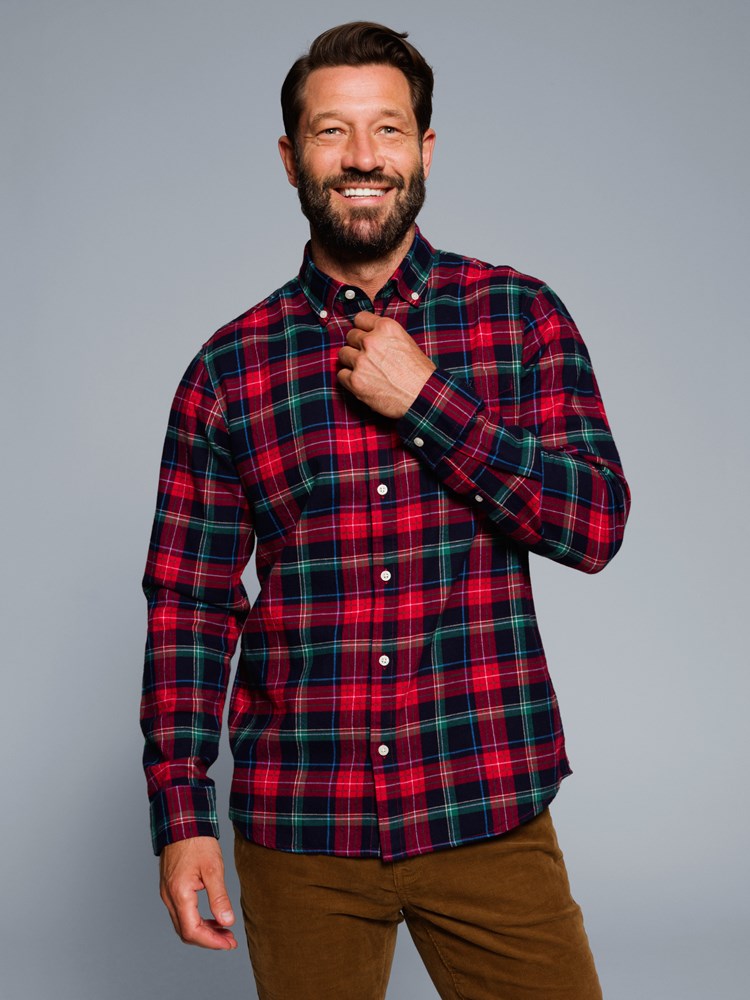 Lumber skjorte 7505878_K5N-REDFORD-W23-Modell-Front_chn=match_9052_Lumber skjorte K5N 7505878.jpg_Front||Front