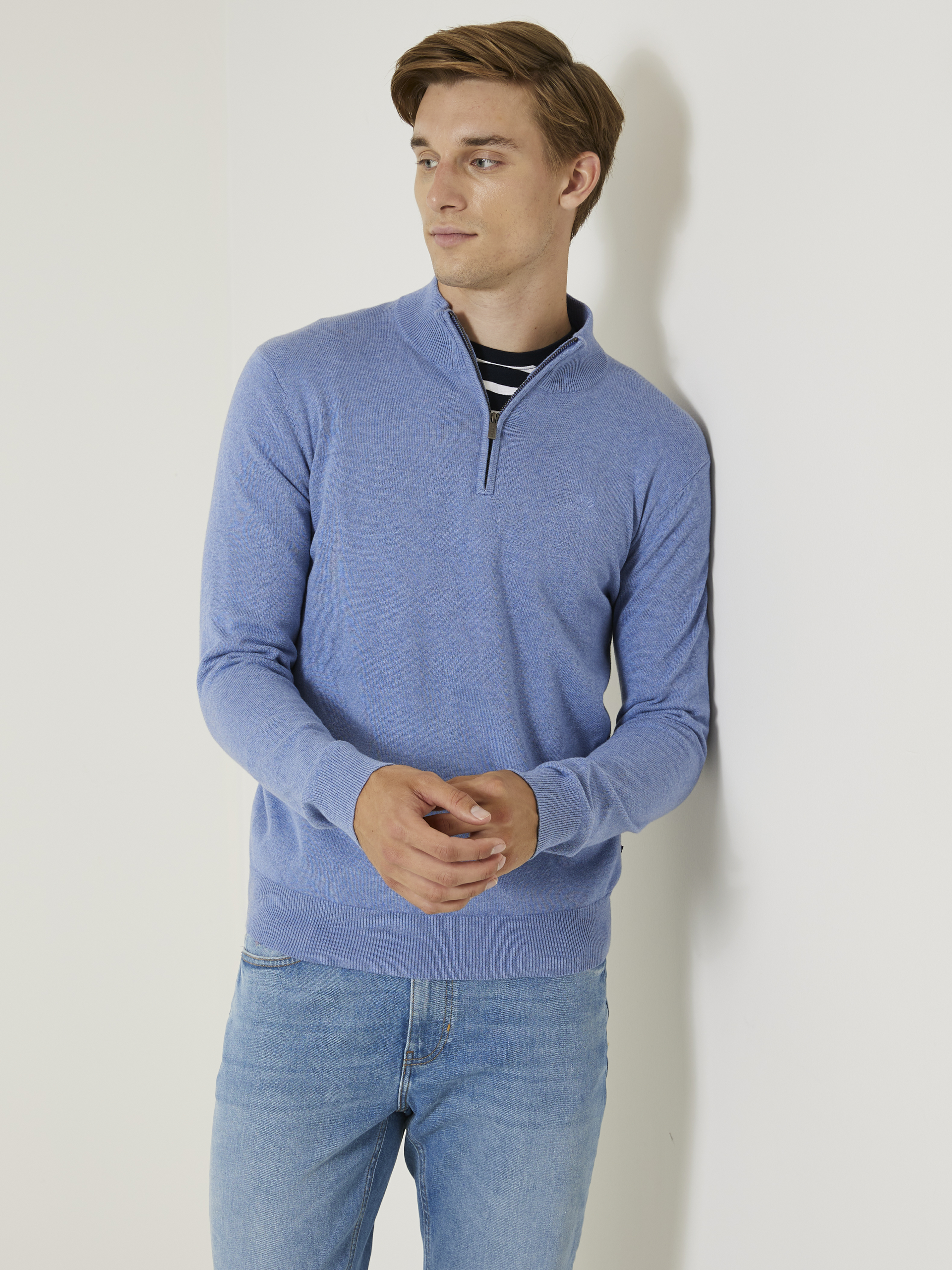 Gerard zipneck 7505895_ECD-JEANPAUL-S24-Modell-Front_3982_Gerard zipneck ECD 7505895.jpg_Front||Front