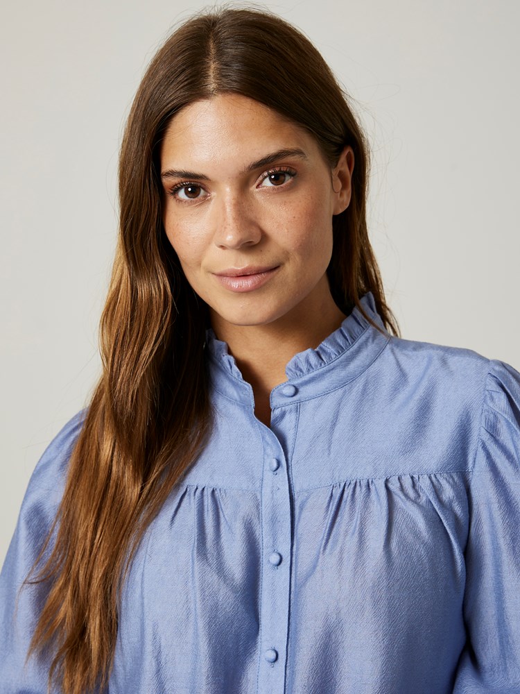 Petrine bluse 7506074_ECD-JEANPAUL-S24-Modell-Front_9040_Petrine bluse ECD_Petrine bluse ECD 7506074.jpg_Front||Front