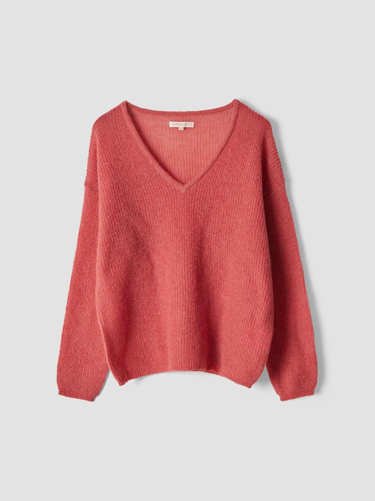 Marina v-hals genser 7506122_MSY-MARIEPHILIPPE-S24-Front_3034_Marina v-hals genser MSY 7506122.jpg_Front||Front