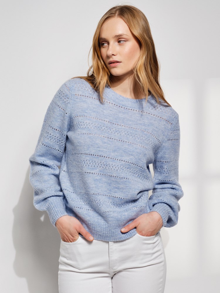 Iris pointelle genser 7506127_ECJ-VAVITE-S24-Modell-Front_chn=match_3154_Iris pointelle genser ECJ 7506127.jpg_Front||Front