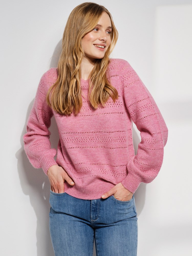 Iris pointelle genser 7506127_MLW-VAVITE-S24-Modell-Front_chn=match_4898_Iris pointelle genser MLW 7506127.jpg_Front||Front