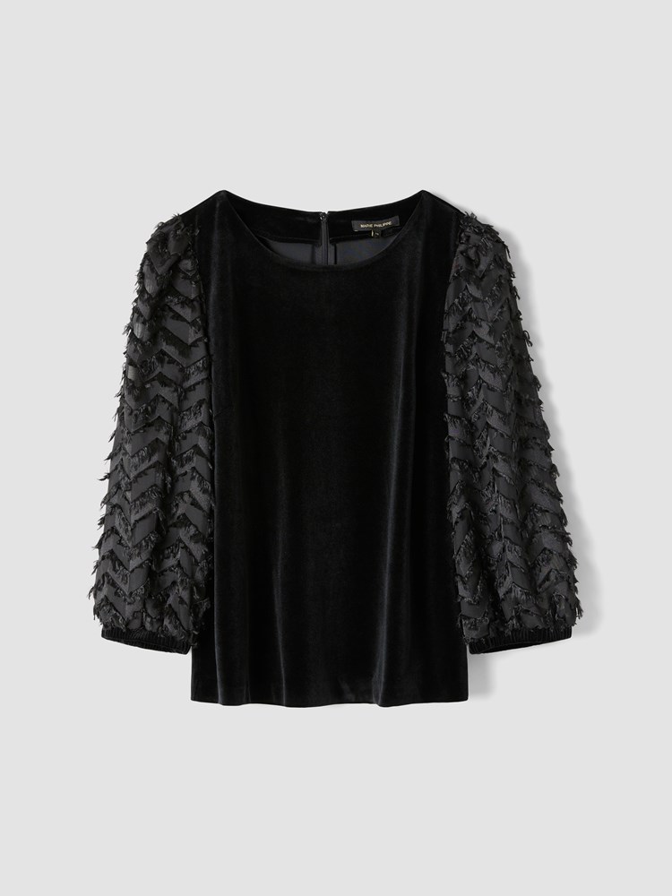 Ingrid velourtopp 7506287_CAB-MARIEPHILIPPE-W23-Front_3931_Ingrid velourtopp CAB_Ingrid velourtopp CAB 7506287.jpg_Front||Front