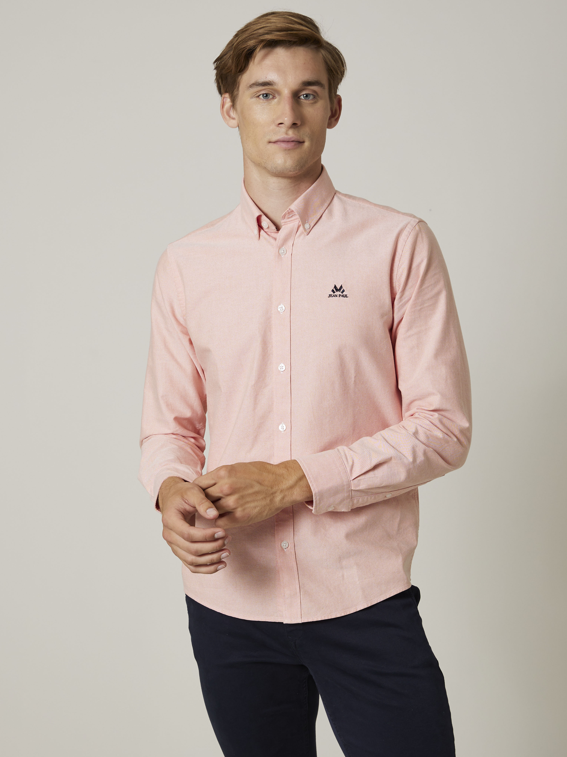 Oxford skjorte - Regular fit 7506329_K2I-JEANPAUL-S24-Modell-Front_3489_Oxford skjorte - Regular fit K2I_Oxford skjorte - Regular fit K2I 7506329.jpg_Front||Front