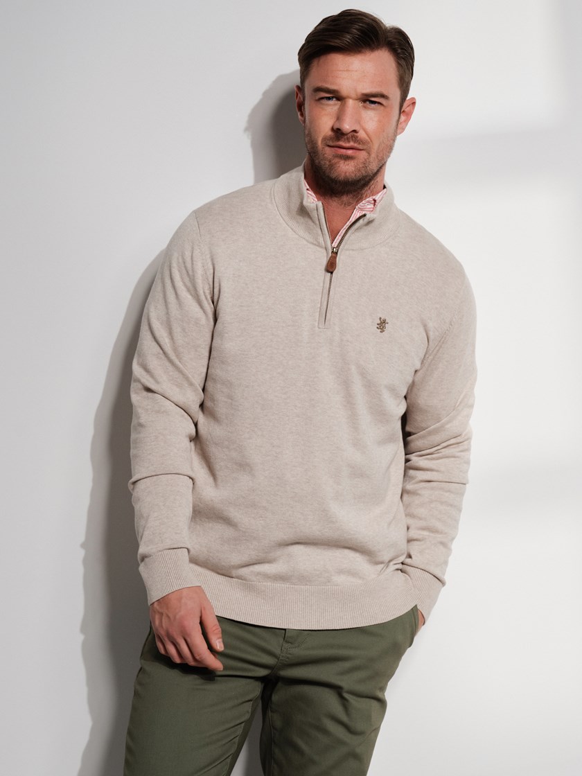 7506533 I2X 7506533_I2X-REDFORD-NOS-Modell-Front_chn=match_385_Brage zip genser I2X.jpg_Front||Front