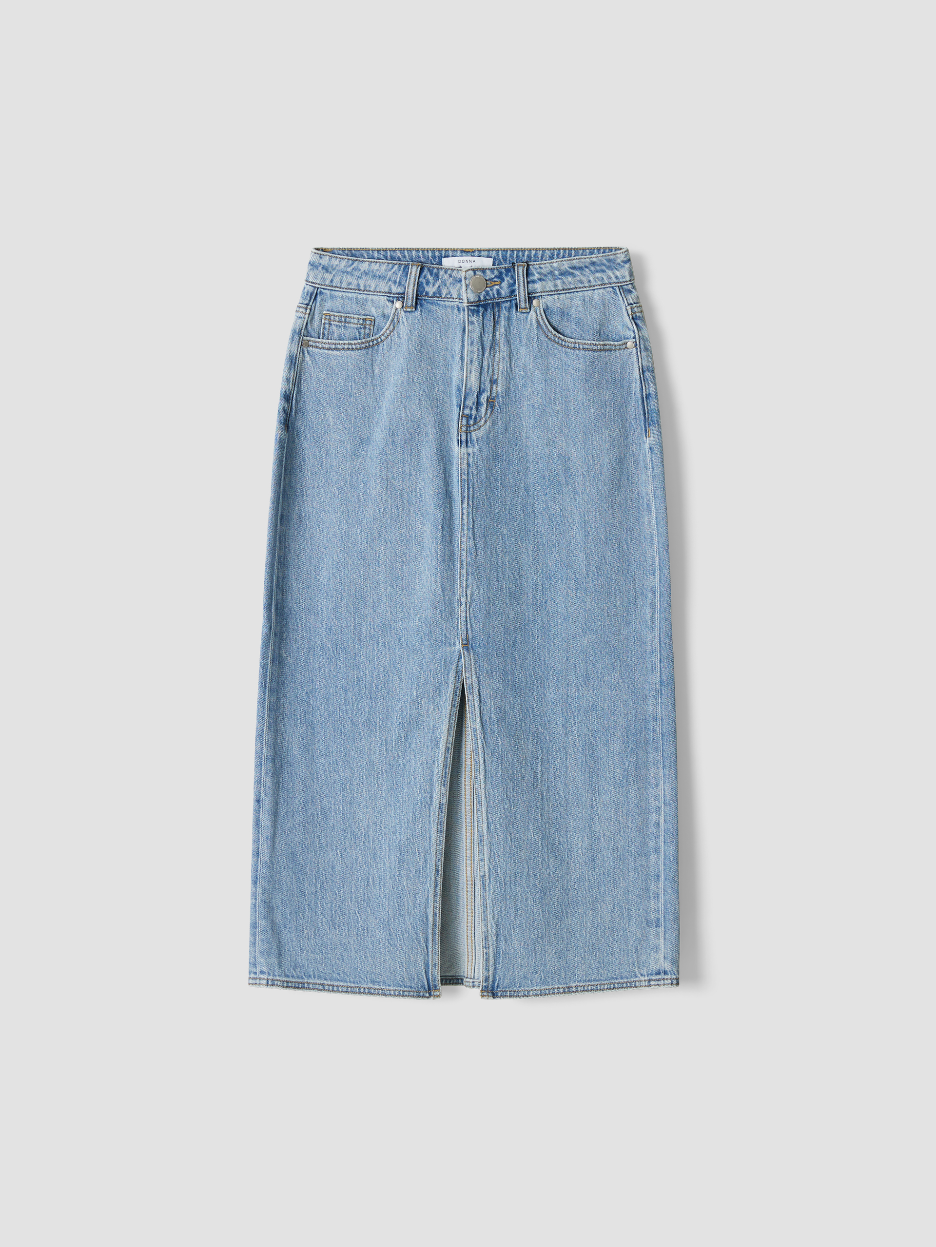 Estelle denimskjørt 7506660_DAB-DONNA-S24-Front_2071_Estelle denimskjørt 7506660_Estelle denimskjørt DAB 7506660.jpg_Front||Front