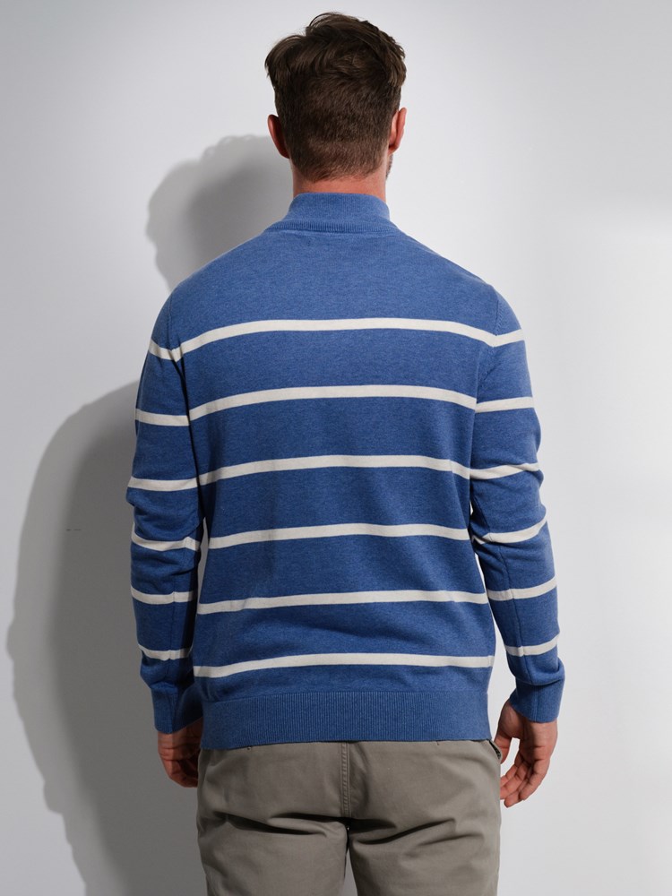 Brage stripete zip genser 7506721_EGT-REDFORD-S24-Modell-Back_chn=match_8257_Brage stripete zip genser EGT_Brage stripete zip genser EGT 7506721.jpg_Back||Back