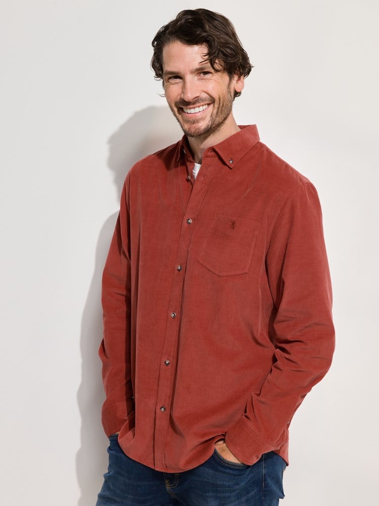 Corduroy skjorte 7508345_KBE-REDFORD-A24-Modell-Front_chn=match_1544_Corduroy skjorte KBE_Corduroy skjorte KBE 7508345.jpg_Front||Front