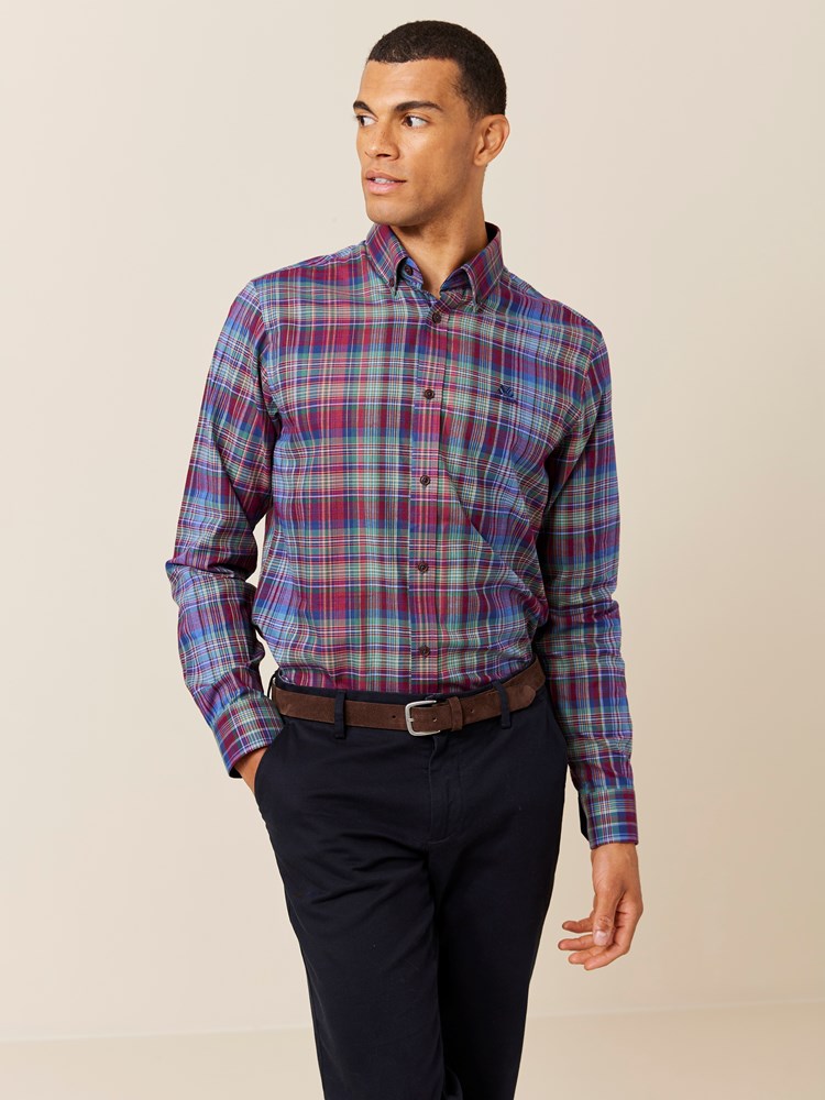 Nathaniel skjorte - Regular fit 7508608_MWH-JEANPAUL-A24-Modell-Front_7941_Nathaniel skjorte - Regular fit MWH_Nathaniel skjorte - Regular fit MWH 7508608.jpg_Front||Front