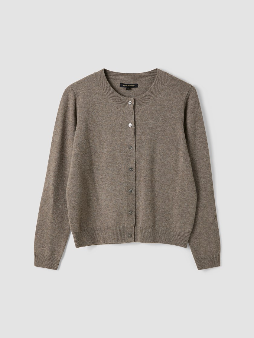 7508880 AGP 7508880_AGP-MARIEPHILIPPE-A24-Front_551_Vita cardigan AGP_Vita cardigan i merinoull AGP_Vita cardigan i merinoull AGP 7508880.jpg_Front||Front