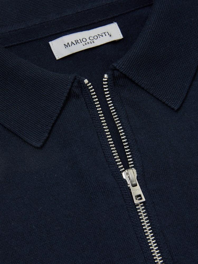 Costa zip polo 7509020_C29-MARIOCONTI-A24-Left_Costa zip polo C29_Costa zip polo C29 7509020.jpg_Left||Left
