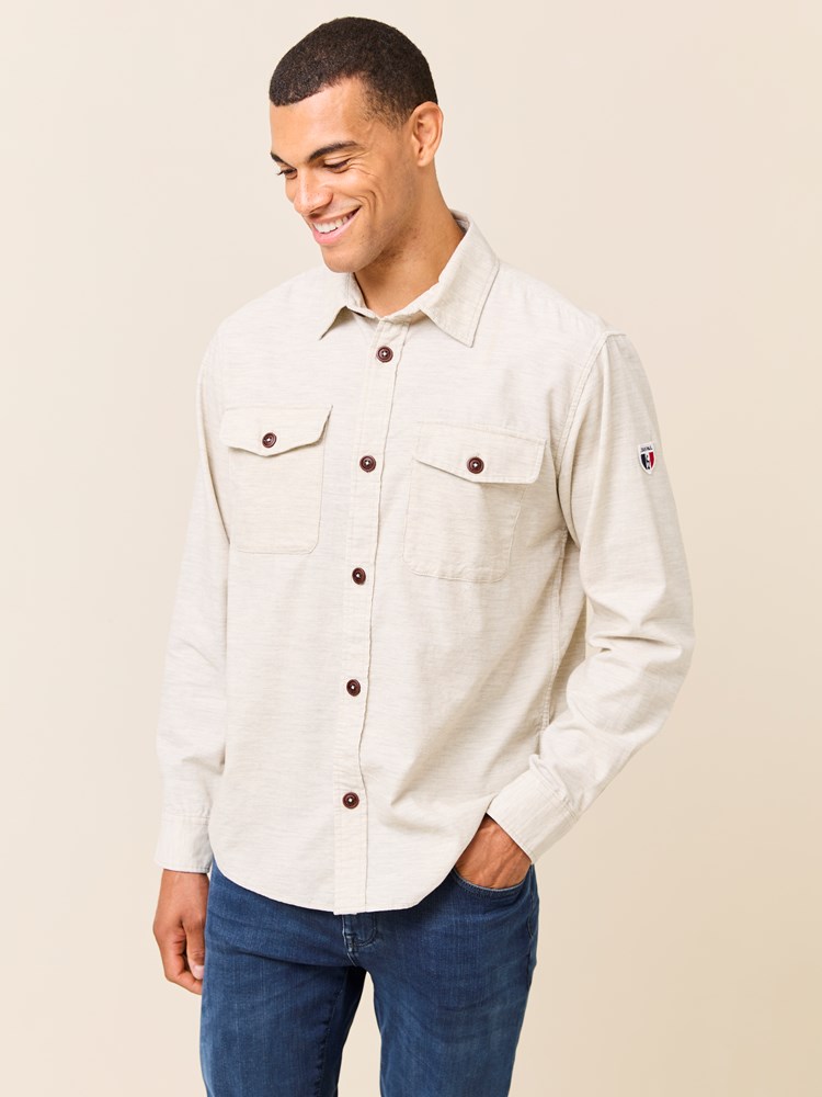 Abraham skjortejakke 7509421_I3L-JEANPAUL-W24-Modell-Front_821_Abraham skjortejakke I3L_Abraham skjortejakke I3L 7509421.jpg_Front||Front