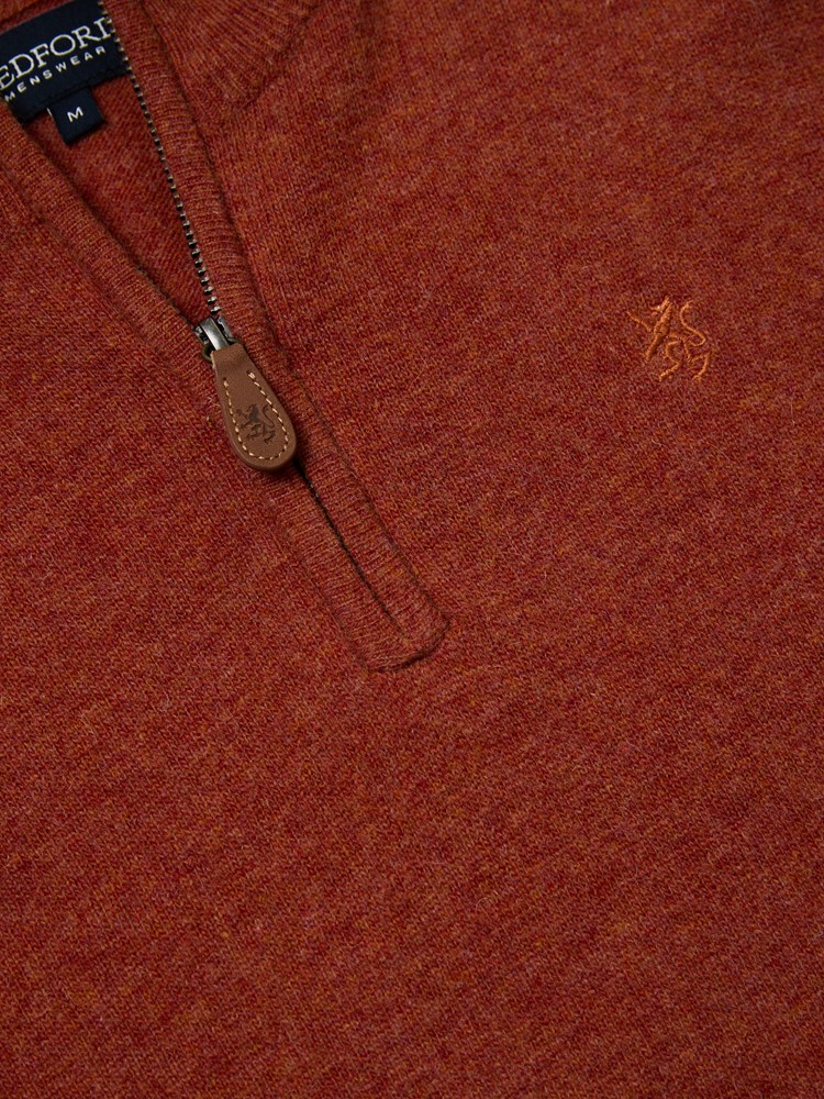 Canmore zip genser 7509534_AJD-REDFORD-W24-Front_483_Canmore zip genser_Canmore zip genser AJD_Canmore zip genser AJD 7509534.jpg_Front