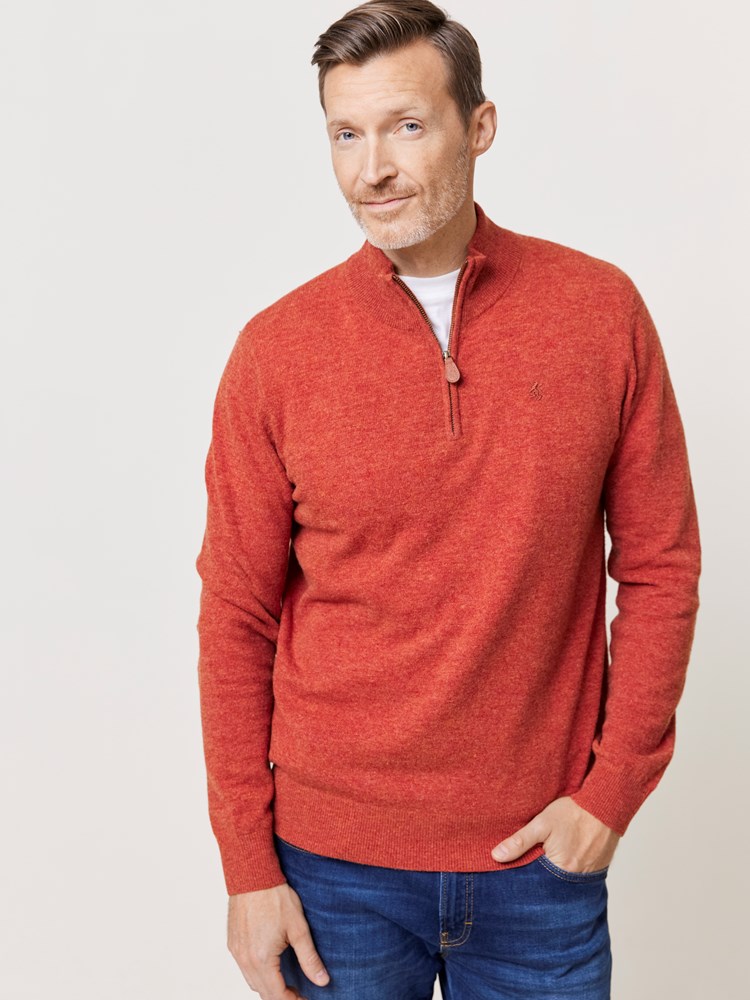 Canmore zip genser 7509534_AJD-REDFORD-W24-Modell-Front_chn=match_1629_Canmore zip genser AJD_Canmore zip genser AJD 7509534.jpg_Front