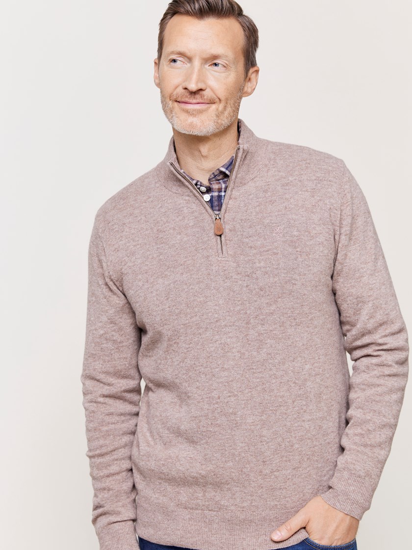 7509534 S34 7509534_S34-REDFORD-W24-Modell-Front_chn=match_5536_Canmore zip genser S34.jpg_Front