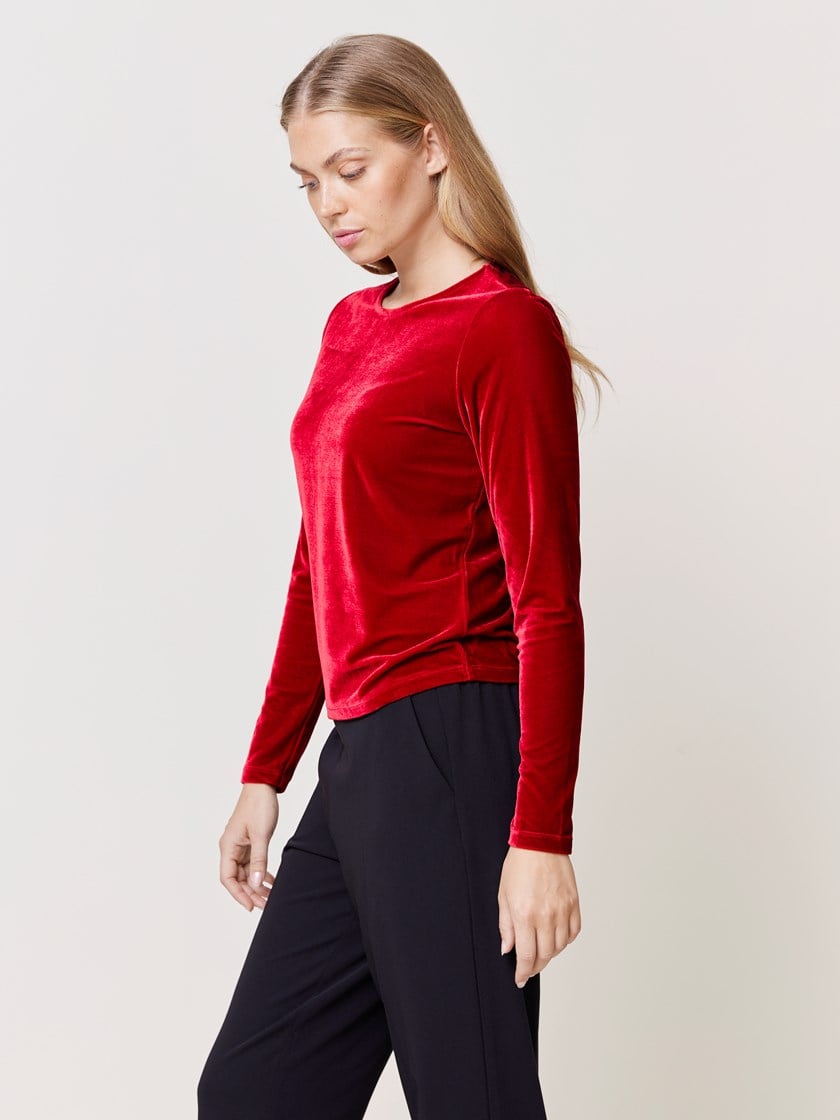 7509817 K5O 7509817_K5O-VAVITE-W24-Modell-Left_chn=match_6280_Cara velourtopp K5O.jpg_Left||Left