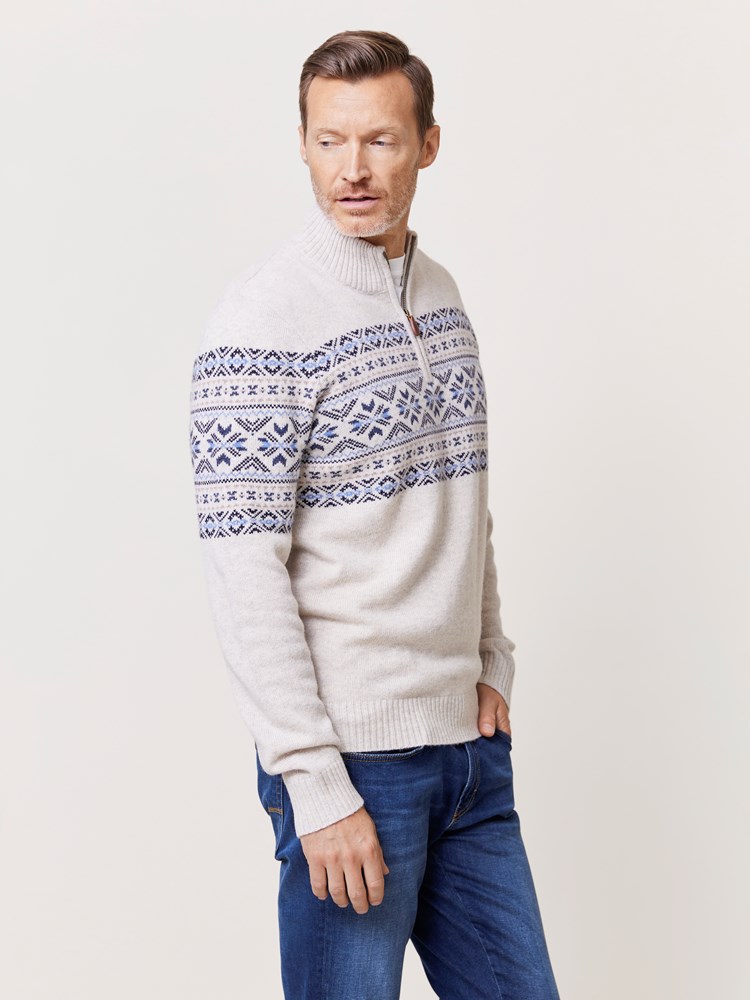 Cleveland zip genser 7509831_I2X-REDFORD-W24-Modell-Right_chn=match_6702_Cleveland zip genser I2X_Cleveland zip genser I2X 7509831.jpg_Right||Right